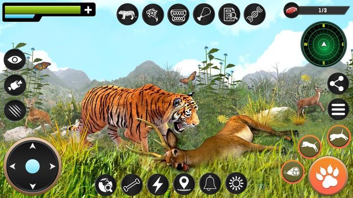 Tiger Simulator Animal Game 3D Скриншот 4