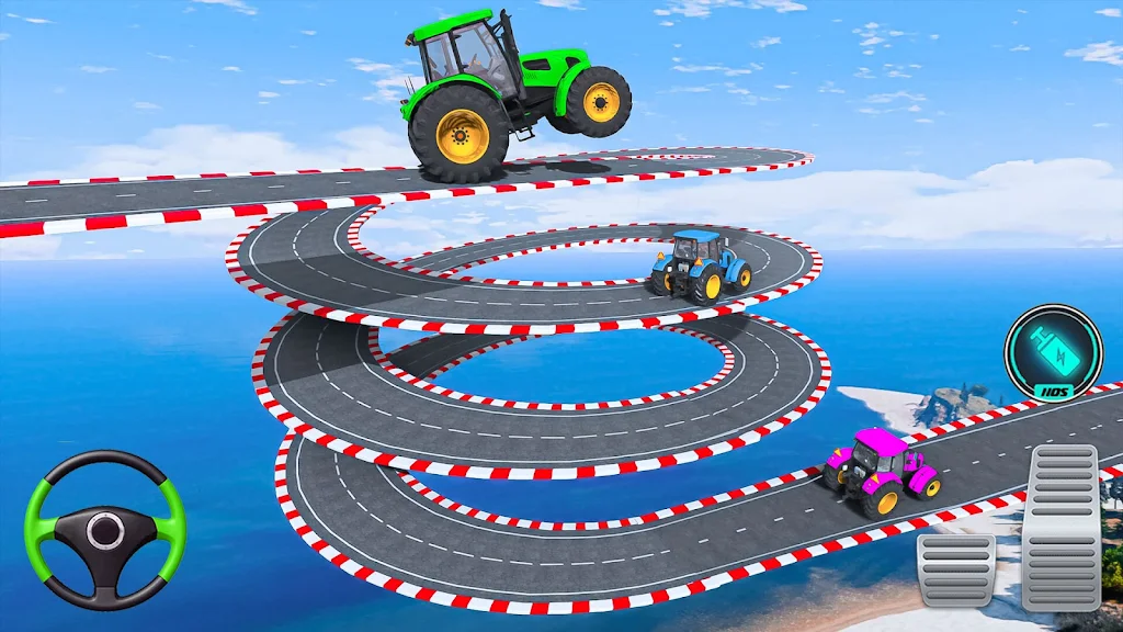 Mega Ramp Tractor Stunt Game Screenshot 3