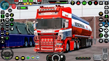 US Oil Tanker Truck Drive Sim Tangkapan skrin 2