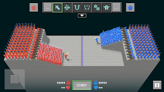 Blocky Ragdoll Battle Tangkapan skrin 4