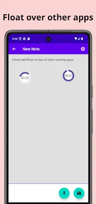 Floating Timer Captura de pantalla 2