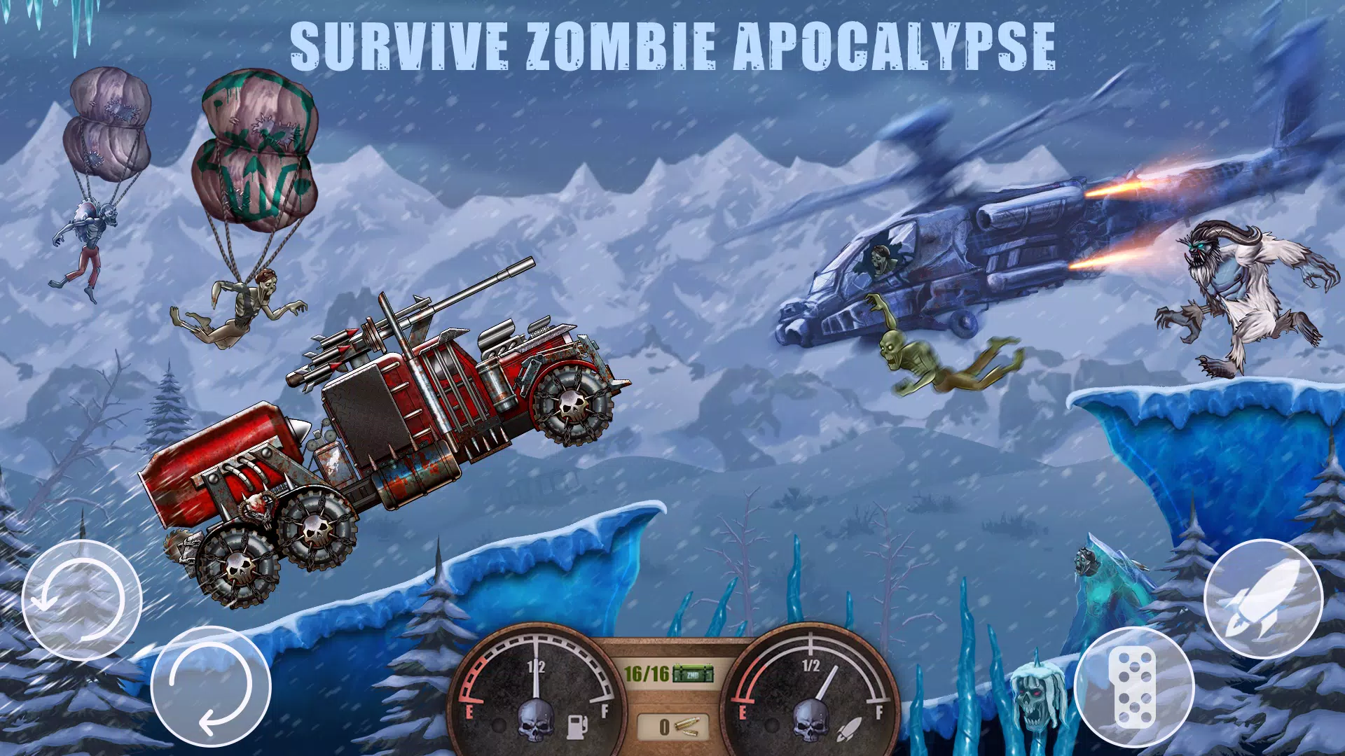 Zombie Hill Racing 스크린샷 2