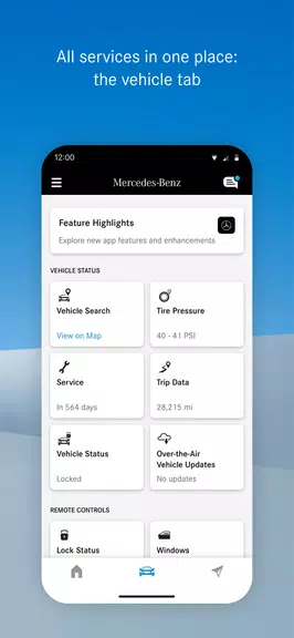 Mercedes me connect (USA) स्क्रीनशॉट 3