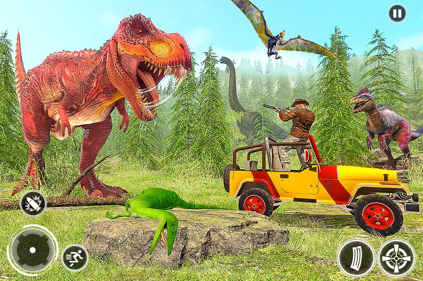 Schermata Super Dino Hunting Zoo Games 4