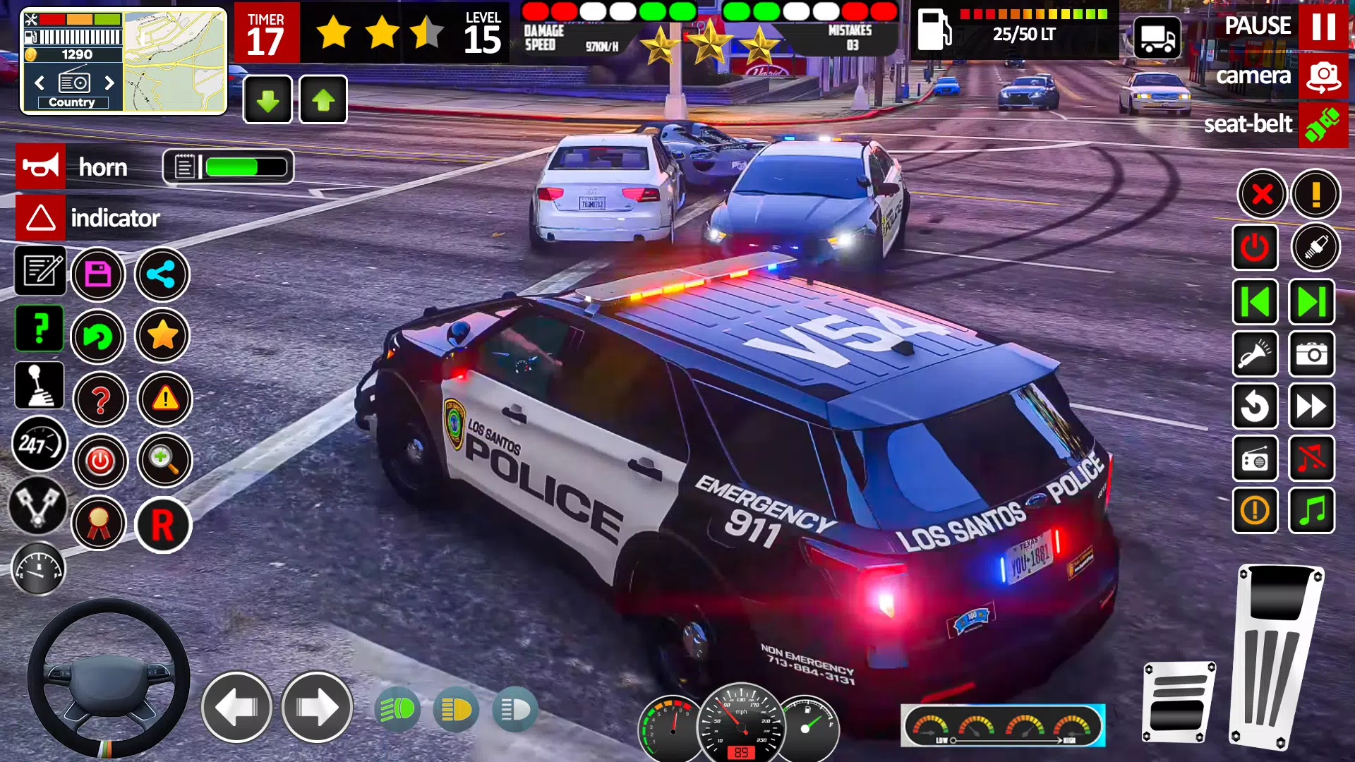 Car Chase Game Cop Simulator Captura de tela 4