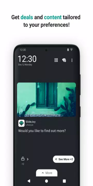 Slidejoy - Lockscreen Cash Rewards Screenshot 2