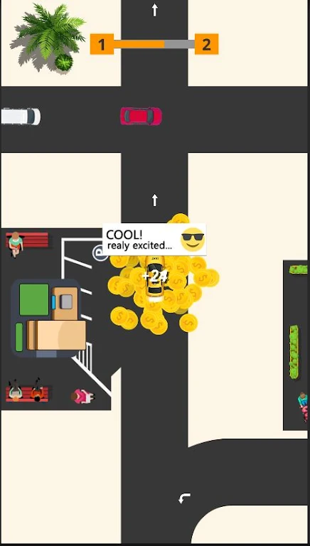 Idle Taxi: Driving Simulator Screenshot 2