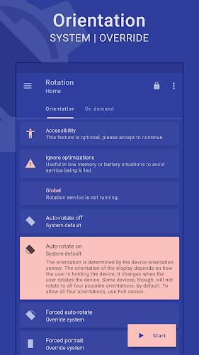 Rotation | Orientation Manager Captura de tela 1