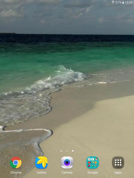 Tropical Beach Live Wallpaper Captura de pantalla 4