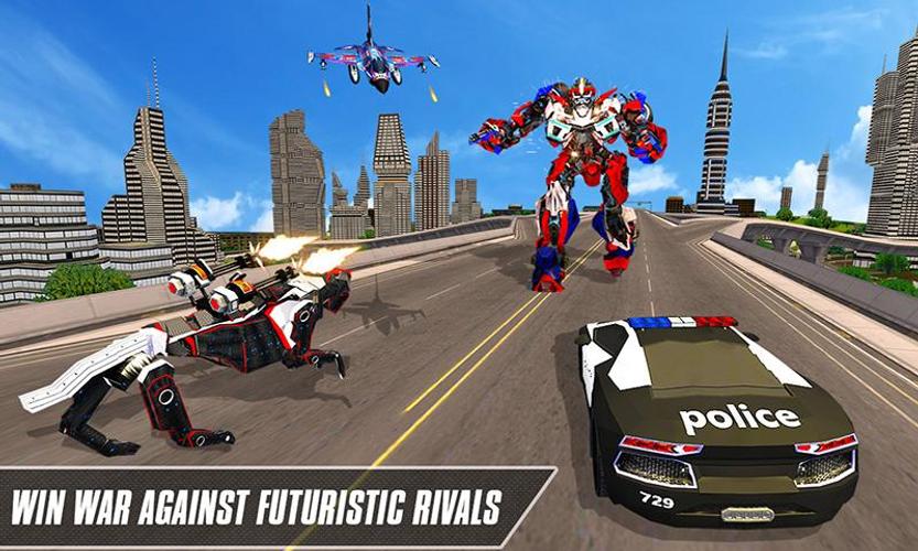 Multi Robot Transform Car Game Ekran Görüntüsü 3