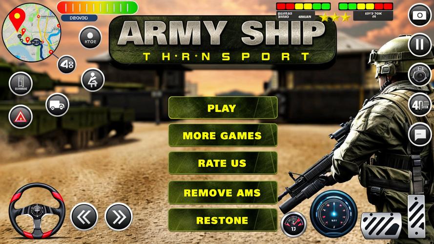 Army Transport Tank Ship Games應用截圖第1張