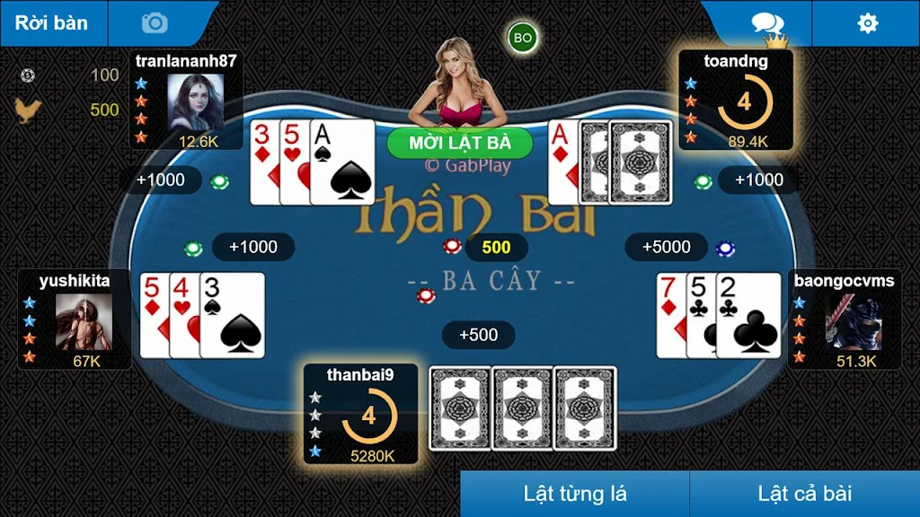 GabPlay Thần bài Screenshot 2