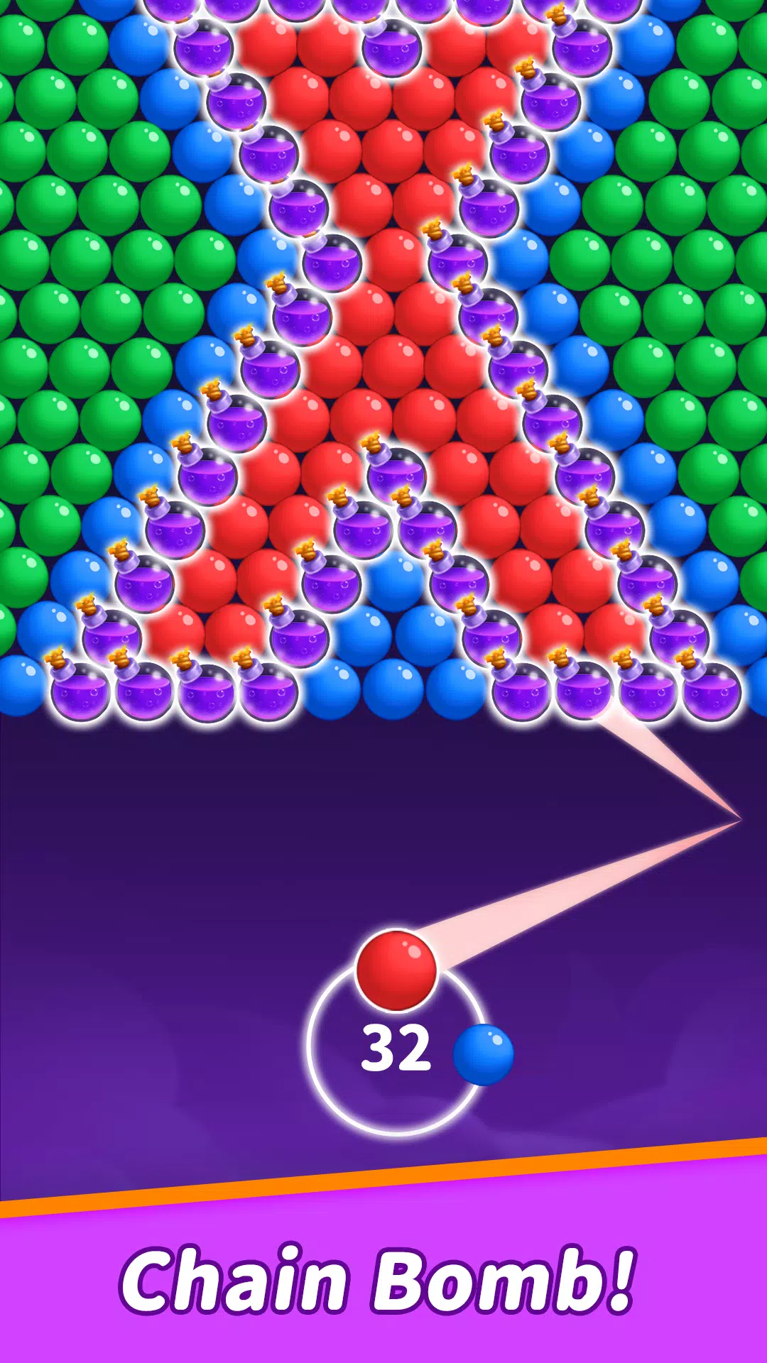 BubbleShooter Pop & Puzzle Capture d'écran 2