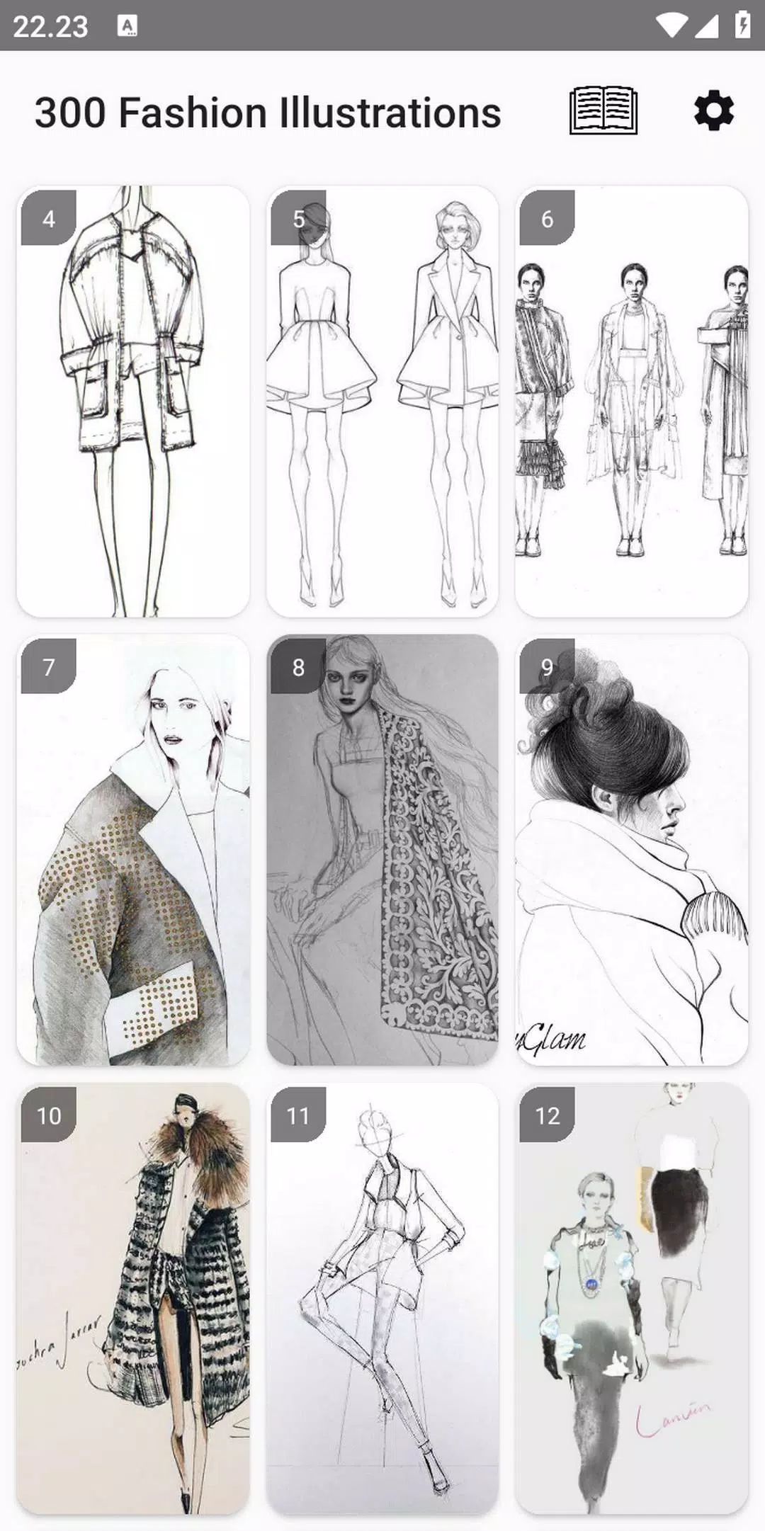 300 Fashion Illustrations Captura de pantalla 1