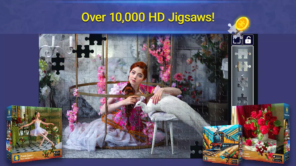 Jigsaw Puzzles Crown: HD Games Capture d'écran 2