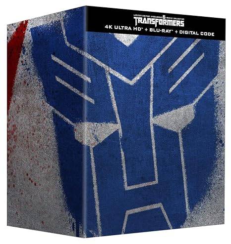 Edizione limitata [Blu-ray + 4K UHD] Transformers 6 film SteelBook Collection