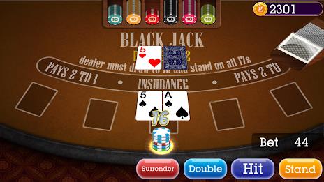 Casino Blackjack Скриншот 1