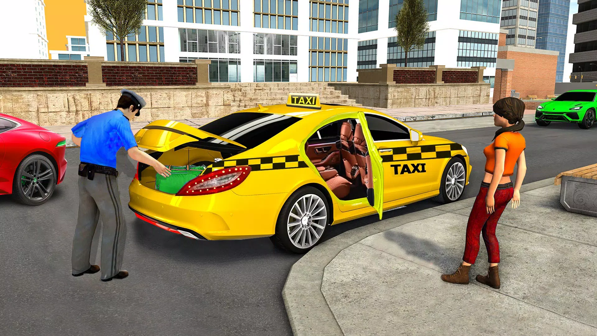 City Taxi Games-Taxi Car Games Screenshot 2