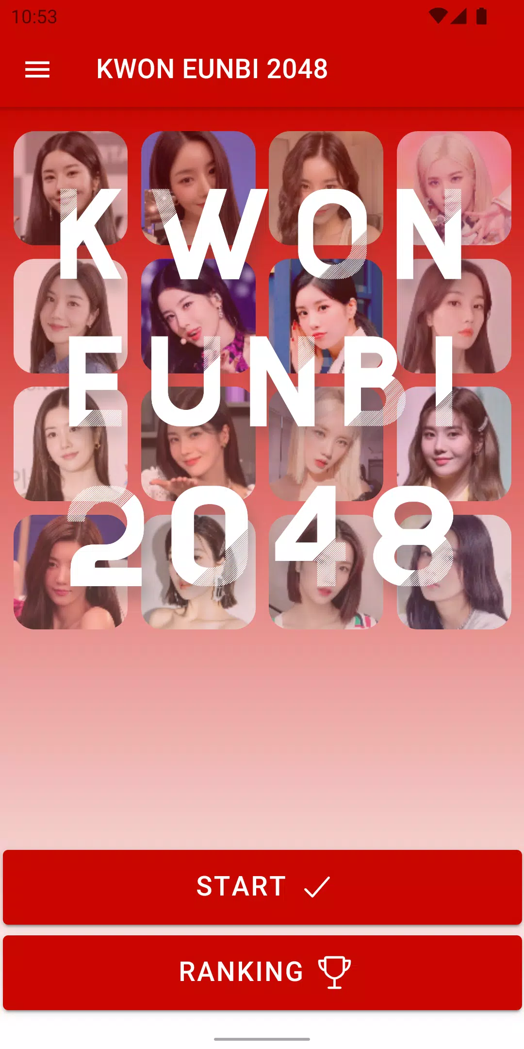 KWON EUNBI 2048 Game ဖန်သားပြင်ဓာတ်ပုံ 1