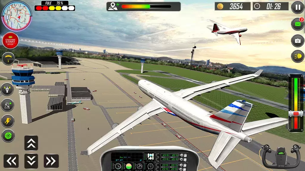 Schermata Real Plane Landing Simulator 3