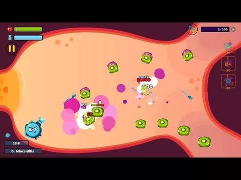 Bodyguard Cellwars gameplay screenshot