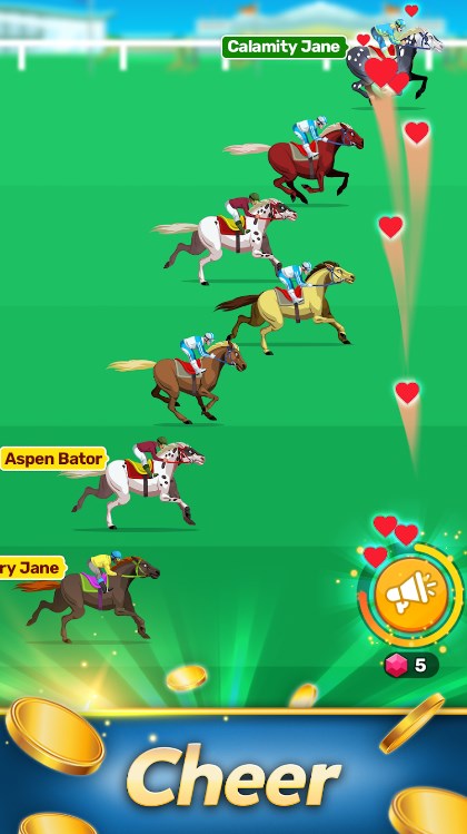 Horse Racing Hero Riding Game Schermafbeelding 1