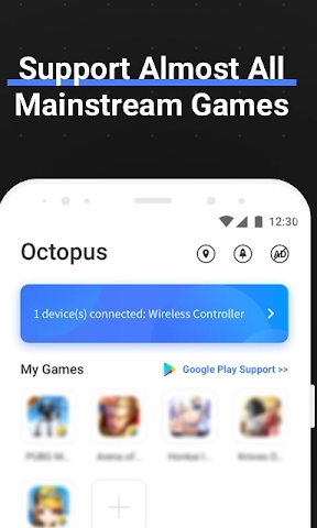 Octopus - Gamepad, Keymapper Captura de pantalla 1