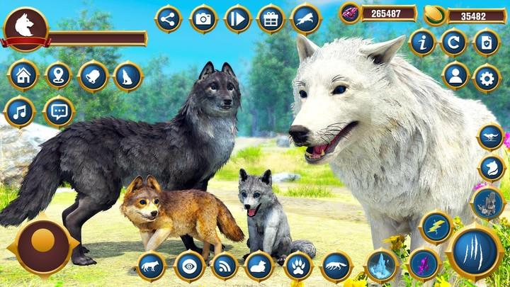 Arctic Craft Wolf Family Sim ภาพหน้าจอ 3