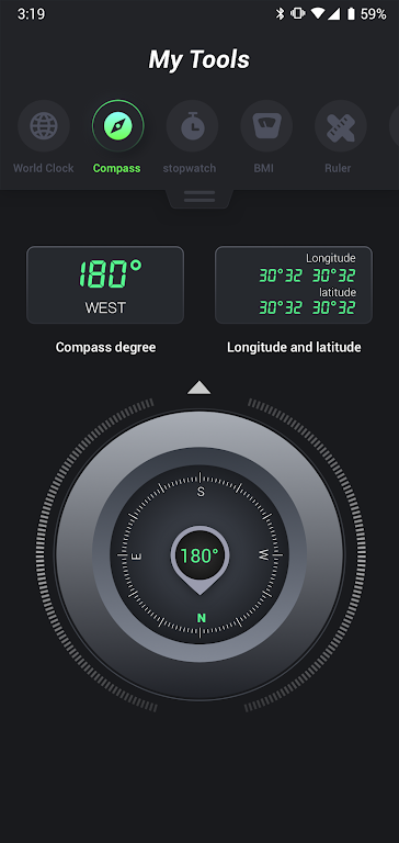 My Tool - Compass, Timer & VPN スクリーンショット 3