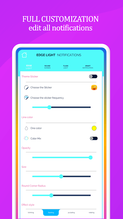 Edge Lighting Notifications Zrzut ekranu 2