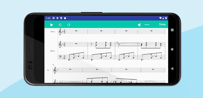 Schermata Score Creator: write music 1