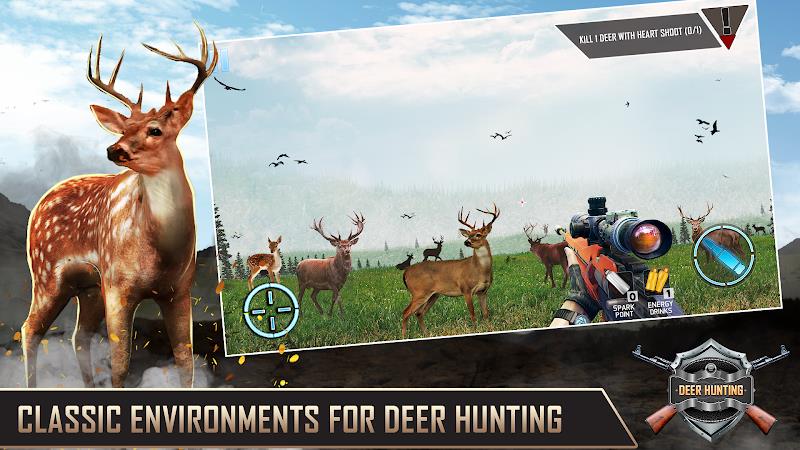 Deer Hunting Simulator Games スクリーンショット 3