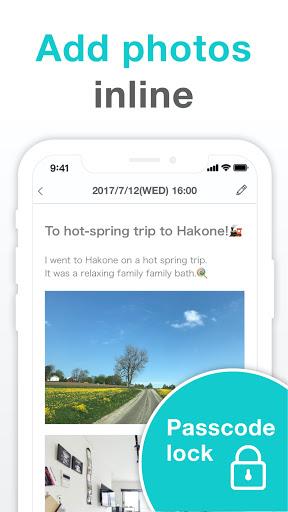 Simple Diary - journal w/ lock Screenshot 2
