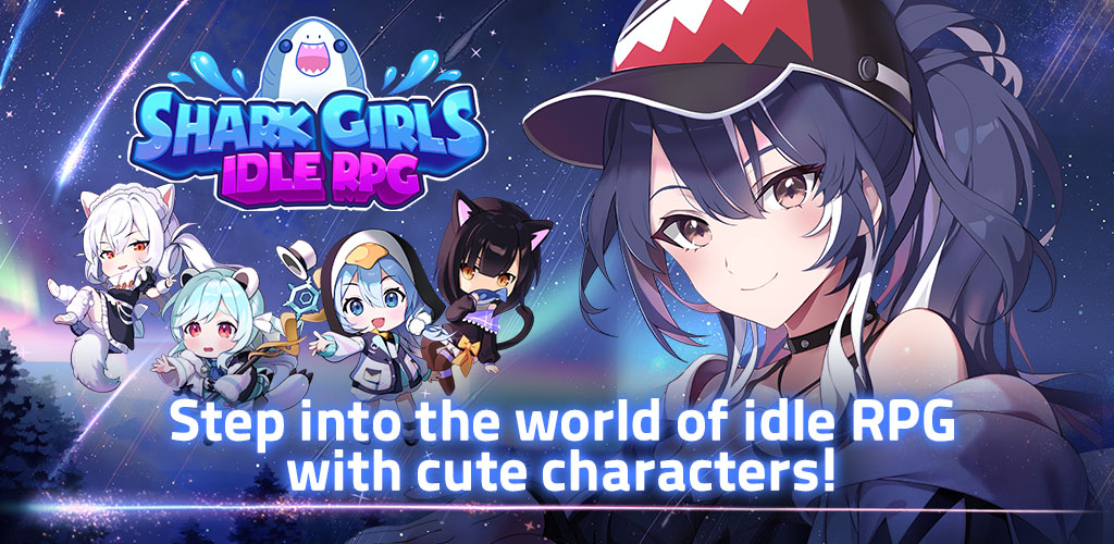 SHARK GIRLS : IDLE RPG Mod Schermafbeelding 1