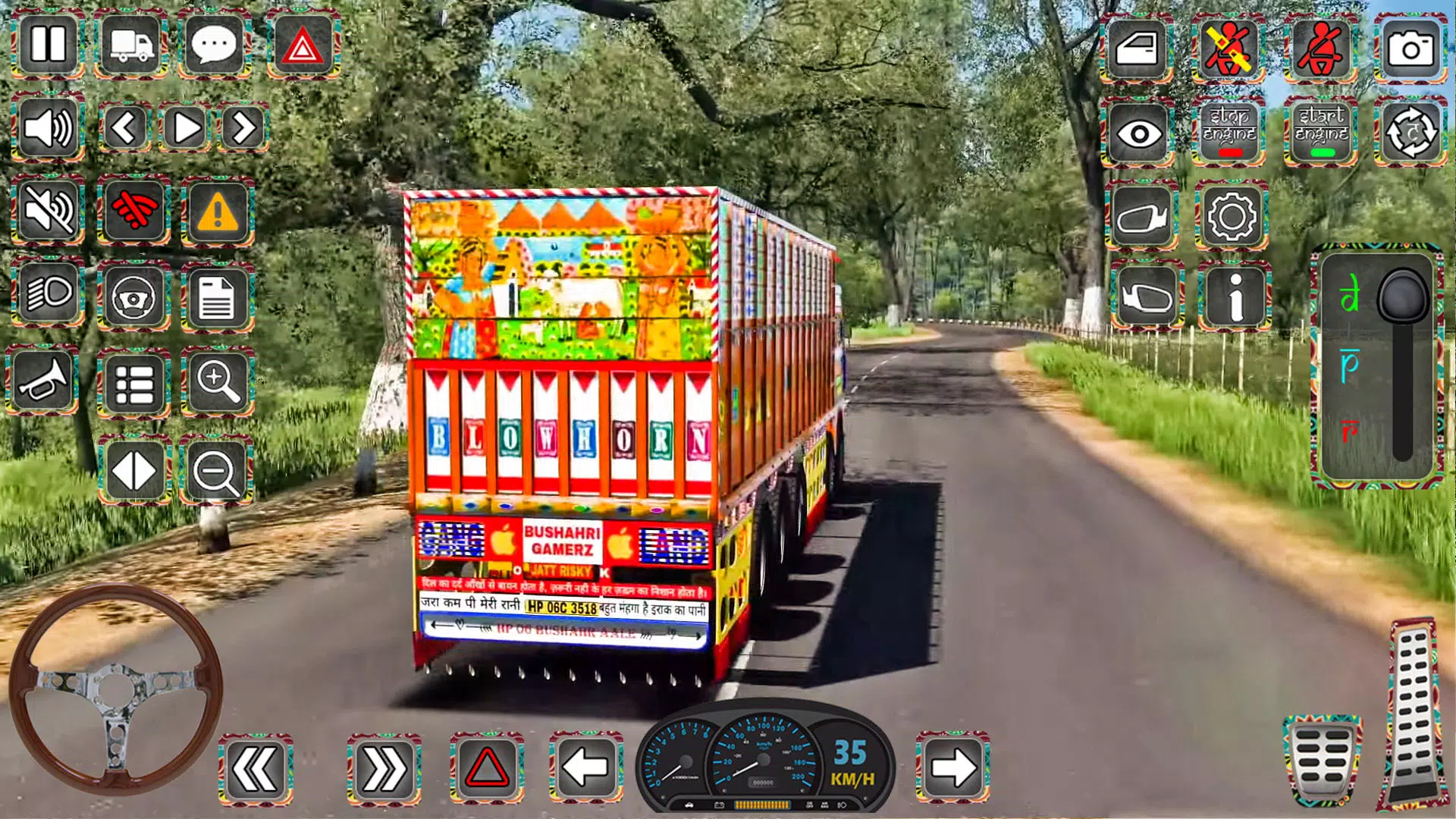 Indian Truck Driver Simulator應用截圖第3張
