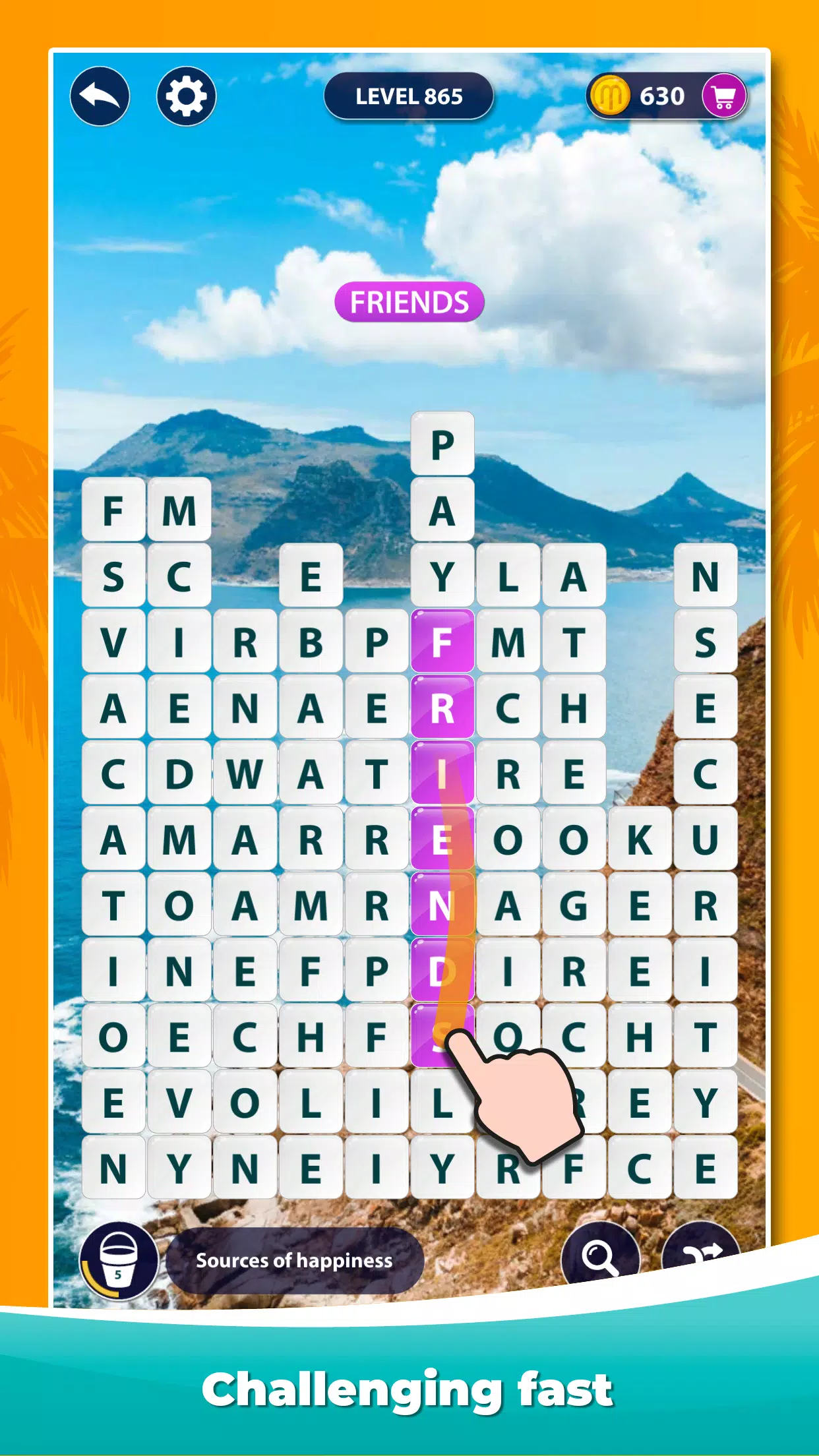 Surf des Mots - Jeu de mots Capture d'écran 2