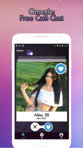 Schermata Omegle: Free Cam Chat 1
