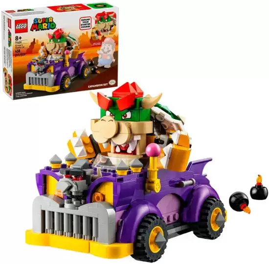 Set kereta otot Lego Super Mario Bowser