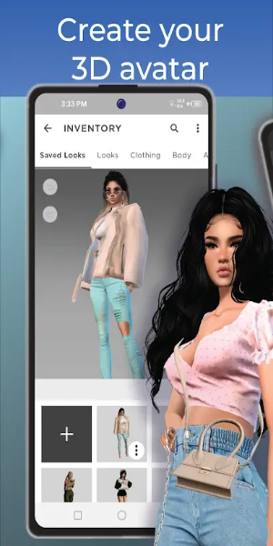 IMVU：三維頭像！虛擬世界&社交遊戲應用截圖第3張