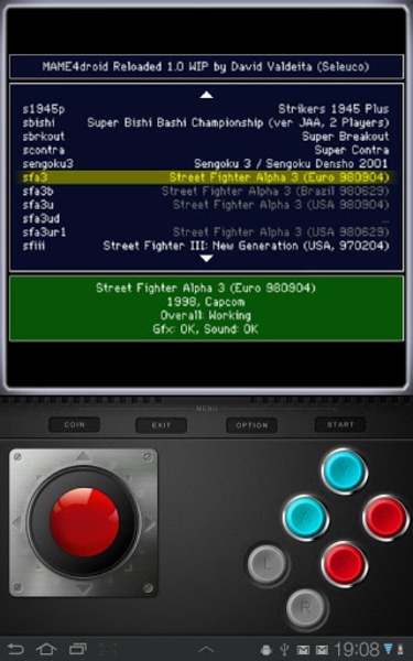 MAME4droid Reloaded Tangkapan skrin 1