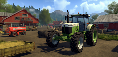 Farmland Tractor Farming Games 스크린샷 1