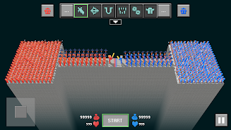 Blocky Ragdoll Battle Tangkapan skrin 2