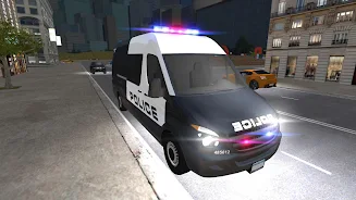 American Police Van Driving Capture d'écran 3