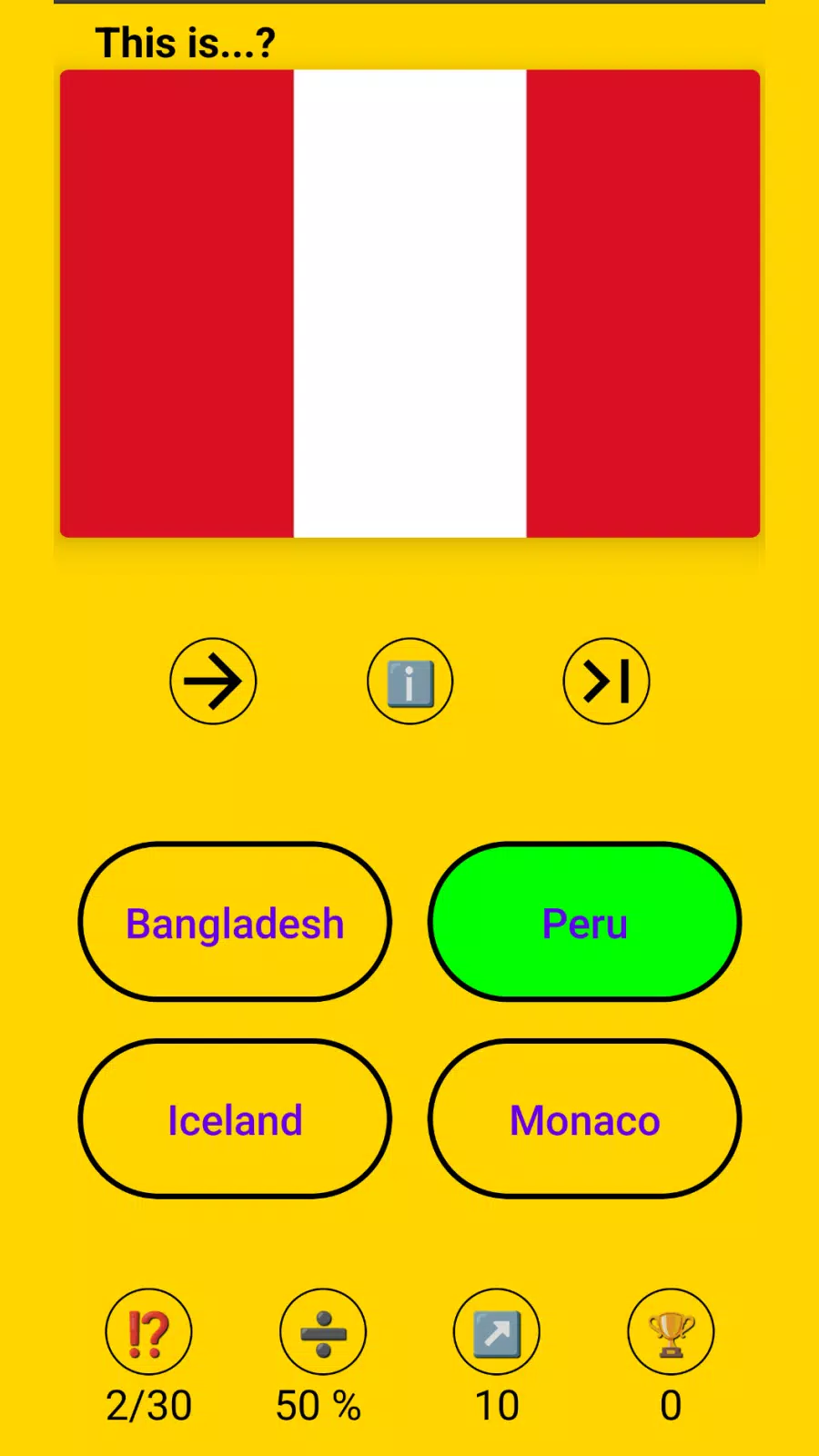 Super Flags! Flag Quiz Screenshot 3