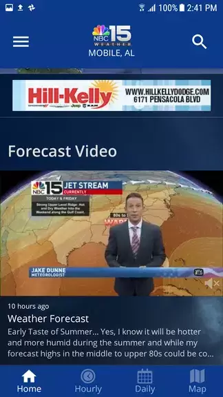 NBC 15 WPMI Weather Tangkapan skrin 2