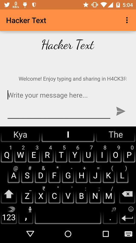 Hacker Text Generator Capture d'écran 2