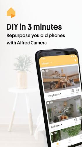 AlfredCamera Home Security app Ảnh chụp màn hình 1