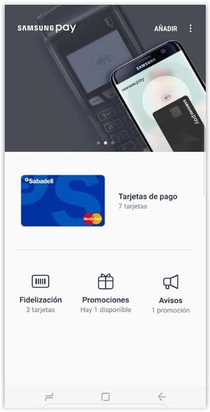 Samsung Pay ဖန်သားပြင်ဓာတ်ပုံ 1