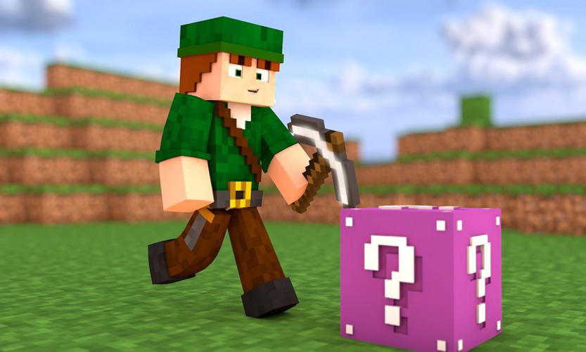 Lucky block mod for mcpe स्क्रीनशॉट 1