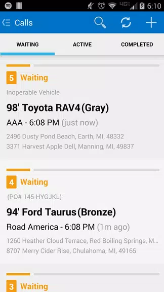 Towbook Screenshot 1